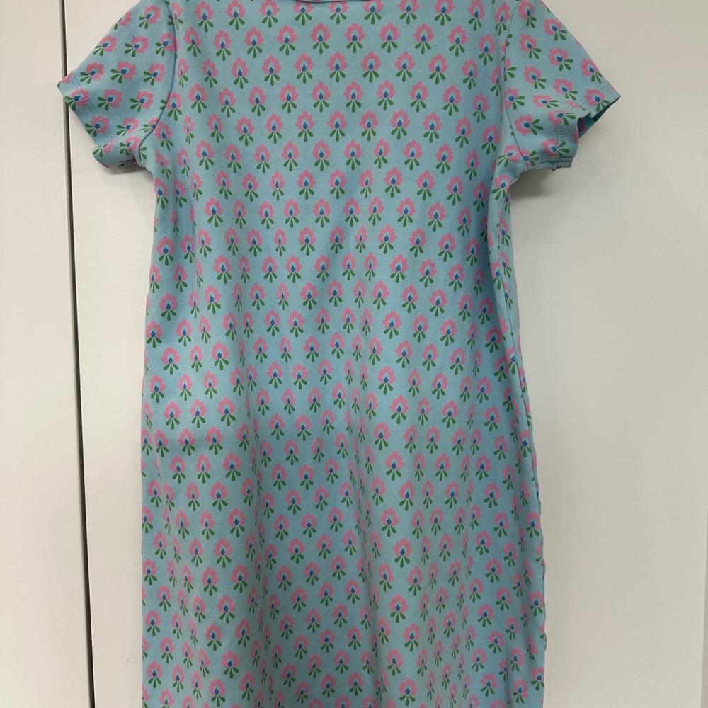 The Beaufort Bonnet Company Blue and Pink Kids Dress - Picture 2 of 9